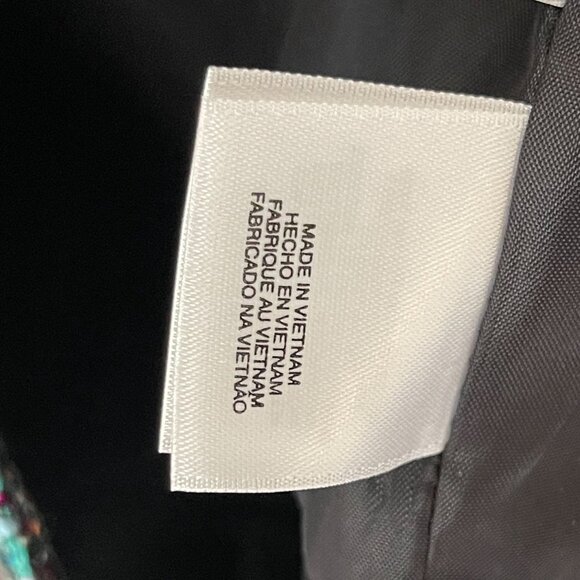 Kasper Womens Multicolor Tweed Blazer Size 10 Hook-and-eye front closure - Picture 6 of 12